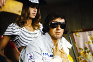 Jackie Stewart y Helen, su mujer