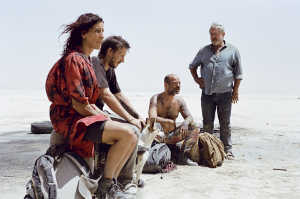 De izquierda a derecha: Steff (Stefania Gadda), Josh (Joshua Liam Herderson), Tonin (Tonin Janvier) y Luis (Sergi L�pez)