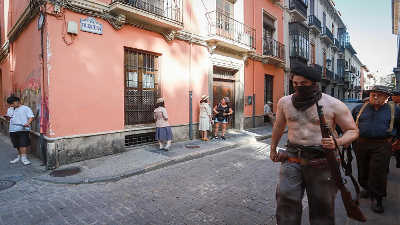 Rodaje de la pel�cula 'Lorca'