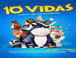 Cartel de la pel�cula de animaci�n '10 vidas'